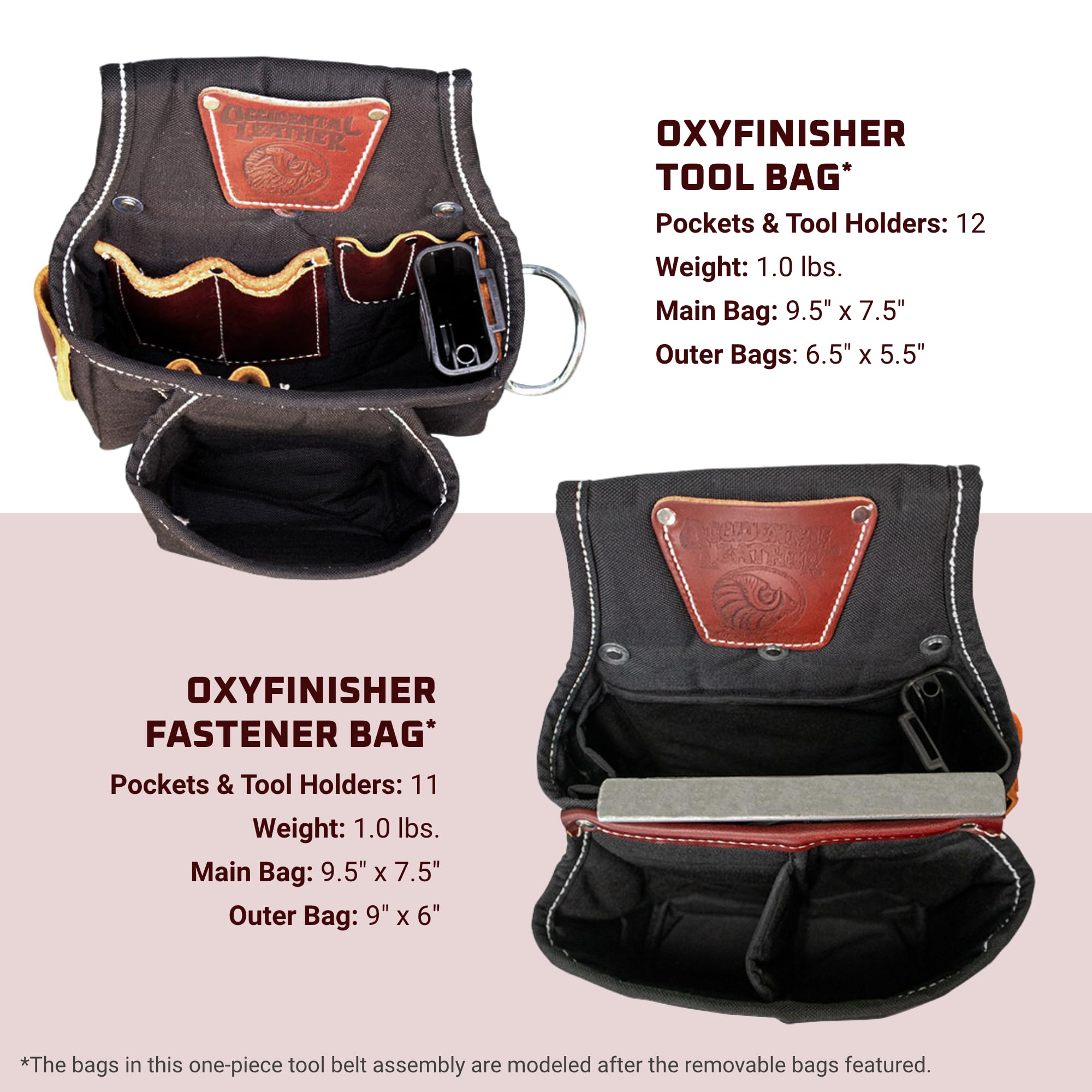 Foto 5 pulgar | Set De Cinturón Para Herramientas Occidental Leather  Acabado Ajustable A La Medida  23 Bolsillos - Venta Internacional