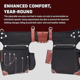 Foto 5 | Set De Cinturón Para Herramientas Occidental Leather Acabado Ajustable A La Medida 23 Bolsillos - Venta Internacional