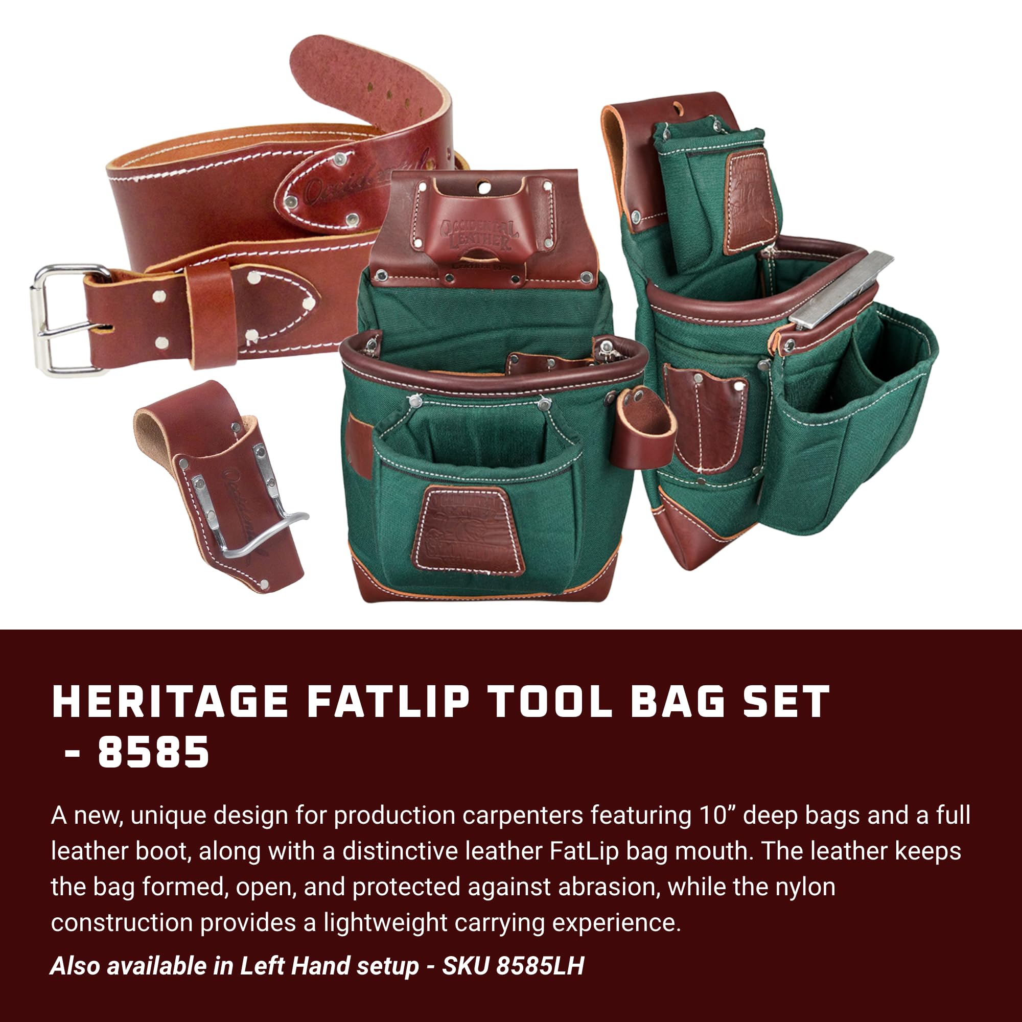 Foto 3 pulgar | Set De Bolsas Para Herramientas Occidental Leather Heritage Fatlip Xxxl - Venta Internacional.