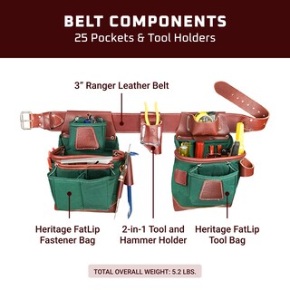 Foto 3 | Set De Bolsas Para Herramientas Occidental Leather Heritage Fatlip Xxxl - Venta Internacional.