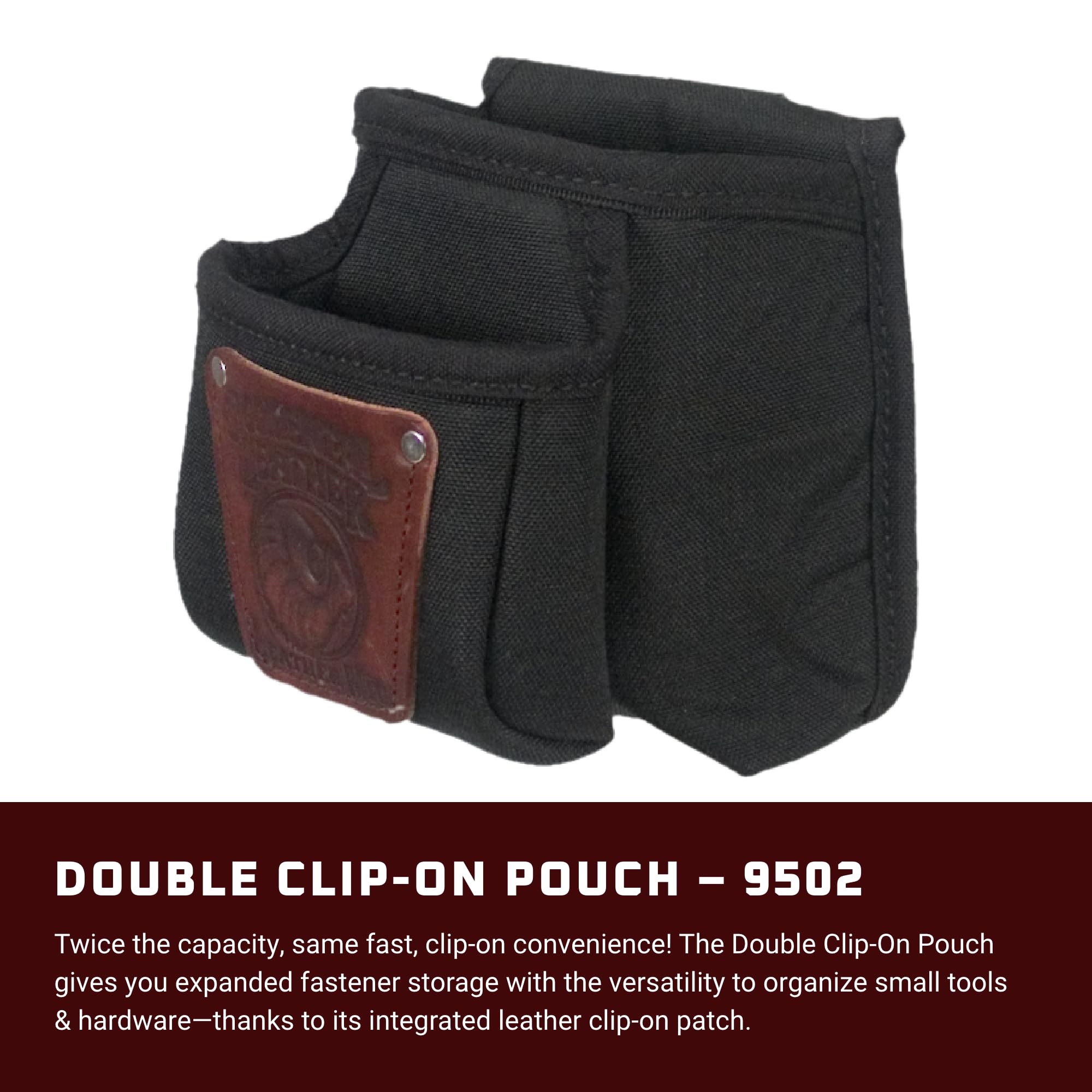 Foto 3 pulgar | Pouch Occidental Leather Con Doble Clip Para Cinturón De Trabajo De 2 Pulgadas - Venta Internacional.