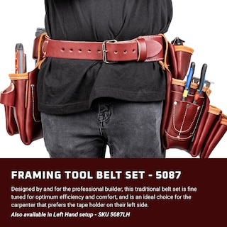 Foto 2 | Set De Cinturón Para Herramientas De Enmarcado Occidental Leather Tamaño Pequeño 21 Bolsillos - Venta Internacional.