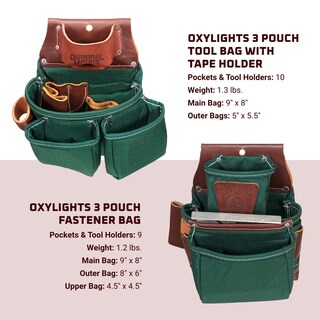 Foto 4 | Cinturón Para Herramientas Occidental Leather Oxylights Framer Green Large - Venta Internacional.