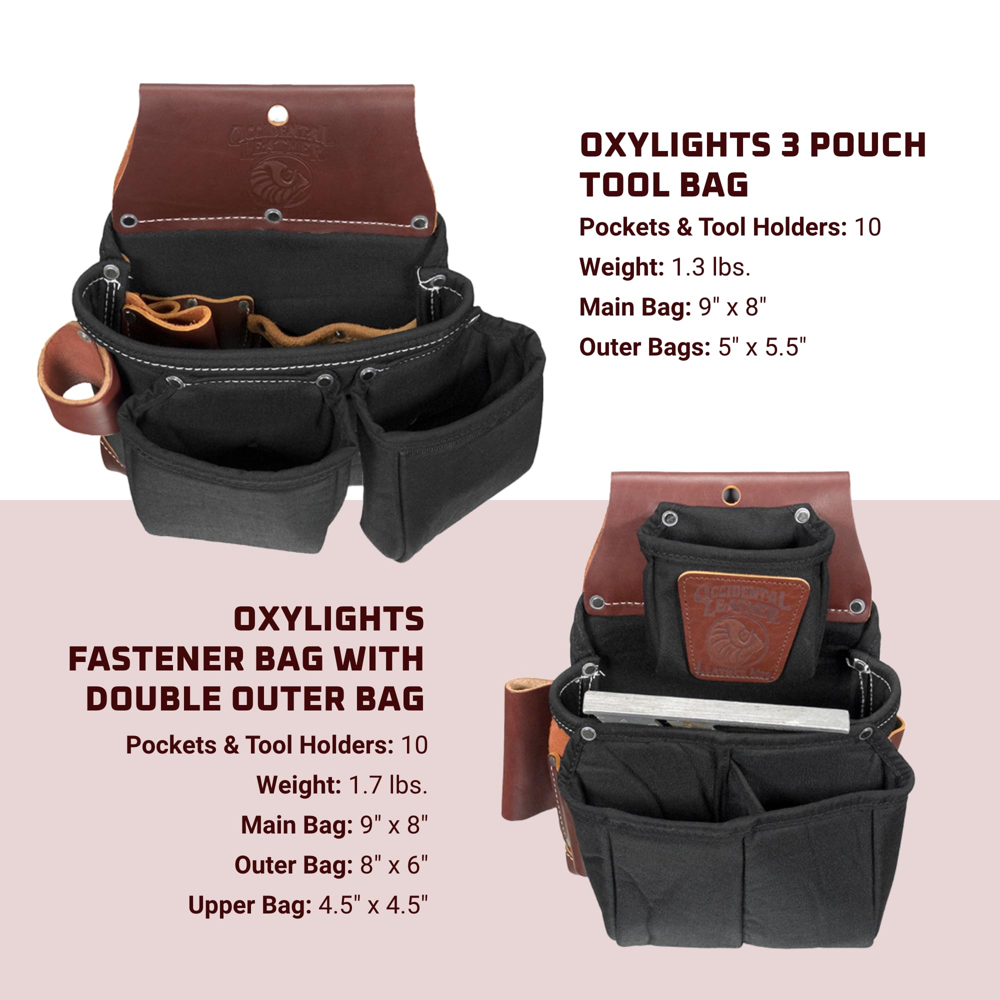 Foto 4 | Cinturón Para Herramientas Occidental Leather Oxylights Ultra Framer Large - Venta Internacional.