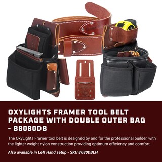 Foto 2 | Cinturón Para Herramientas Occidental Leather Oxylights Framer Con Bolsa Doble - Venta Internacional.