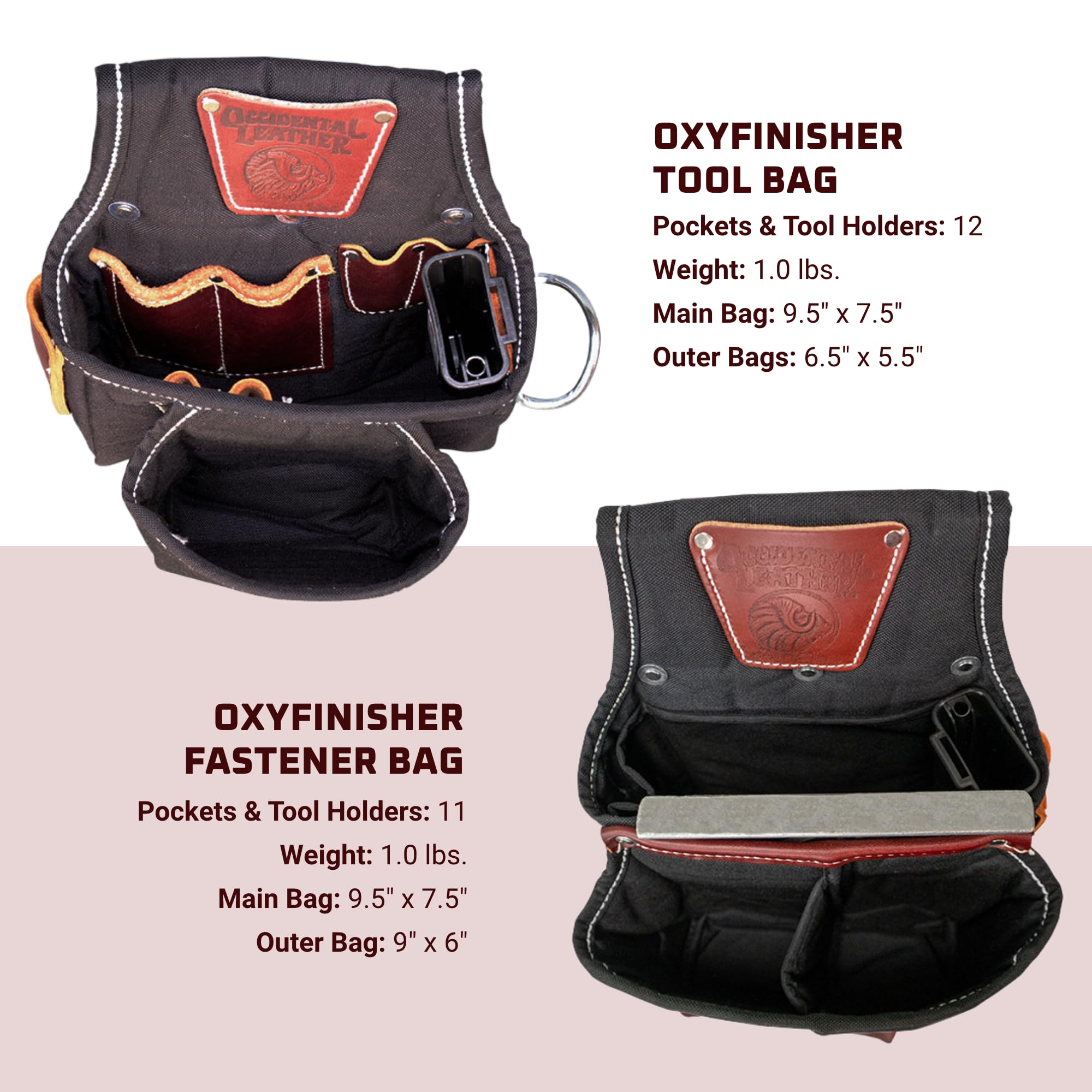 Foto 5 pulgar | Juego De Cinturones Para Herramientas Occidental Leather The Finisher Medium  25 Bolsillos - Venta Internacional.