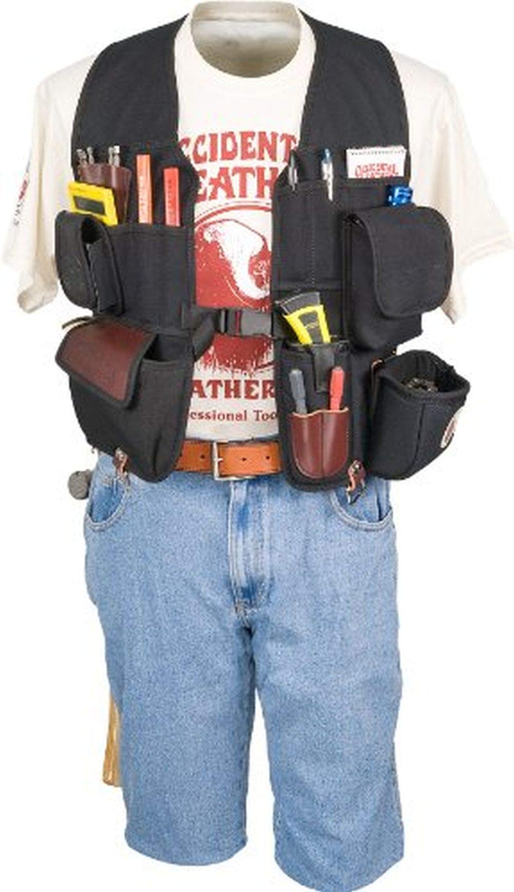 Foto 1 | Chaleco Occidental Leather Builders Con 18 Bolsillos Y Portaherramientas - Venta Internacional.