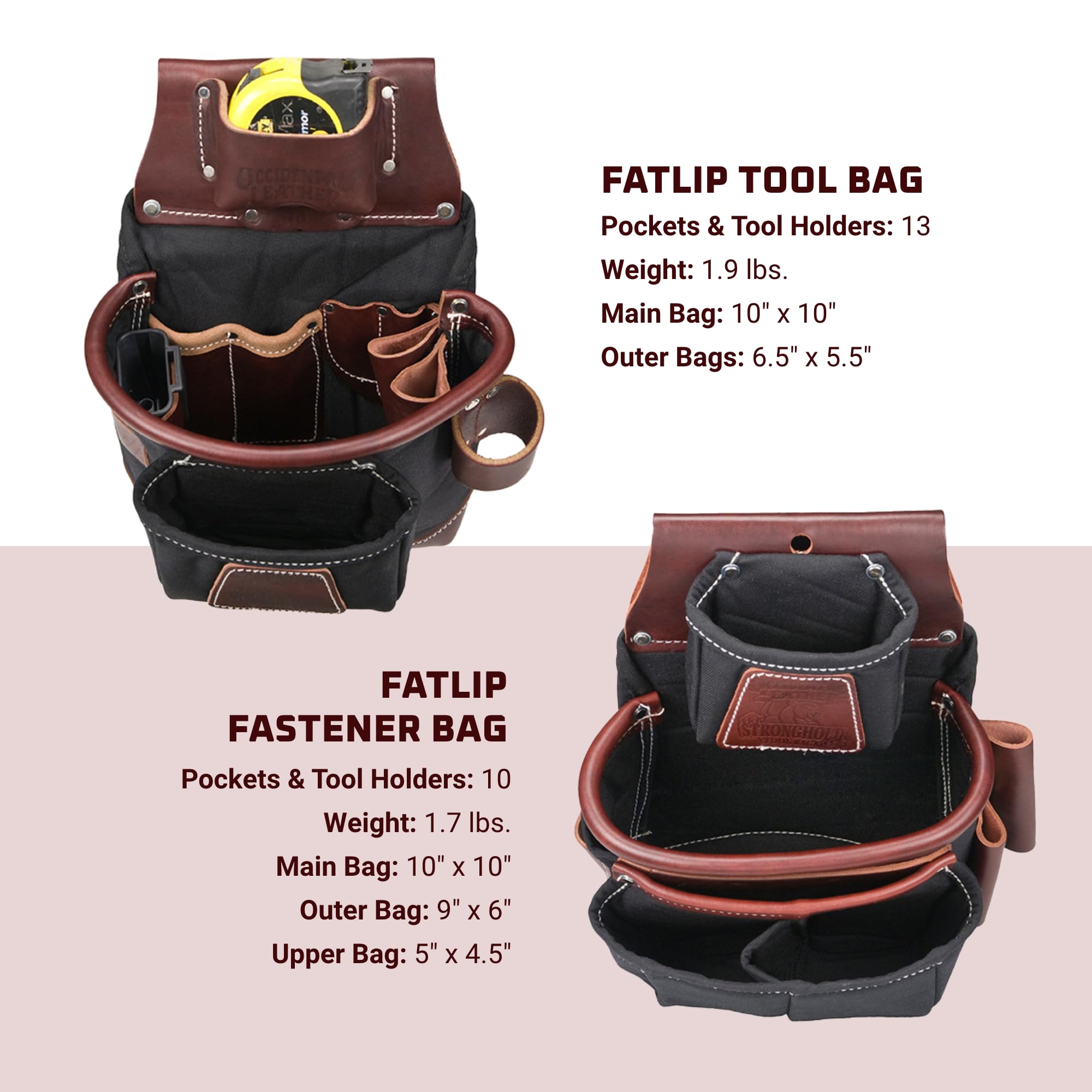 Foto 5 pulgar | Juego De Bolsas Para Herramientas Occidental Leather Fatlip Xxl Con 25 Bolsillos - Venta Internacional.