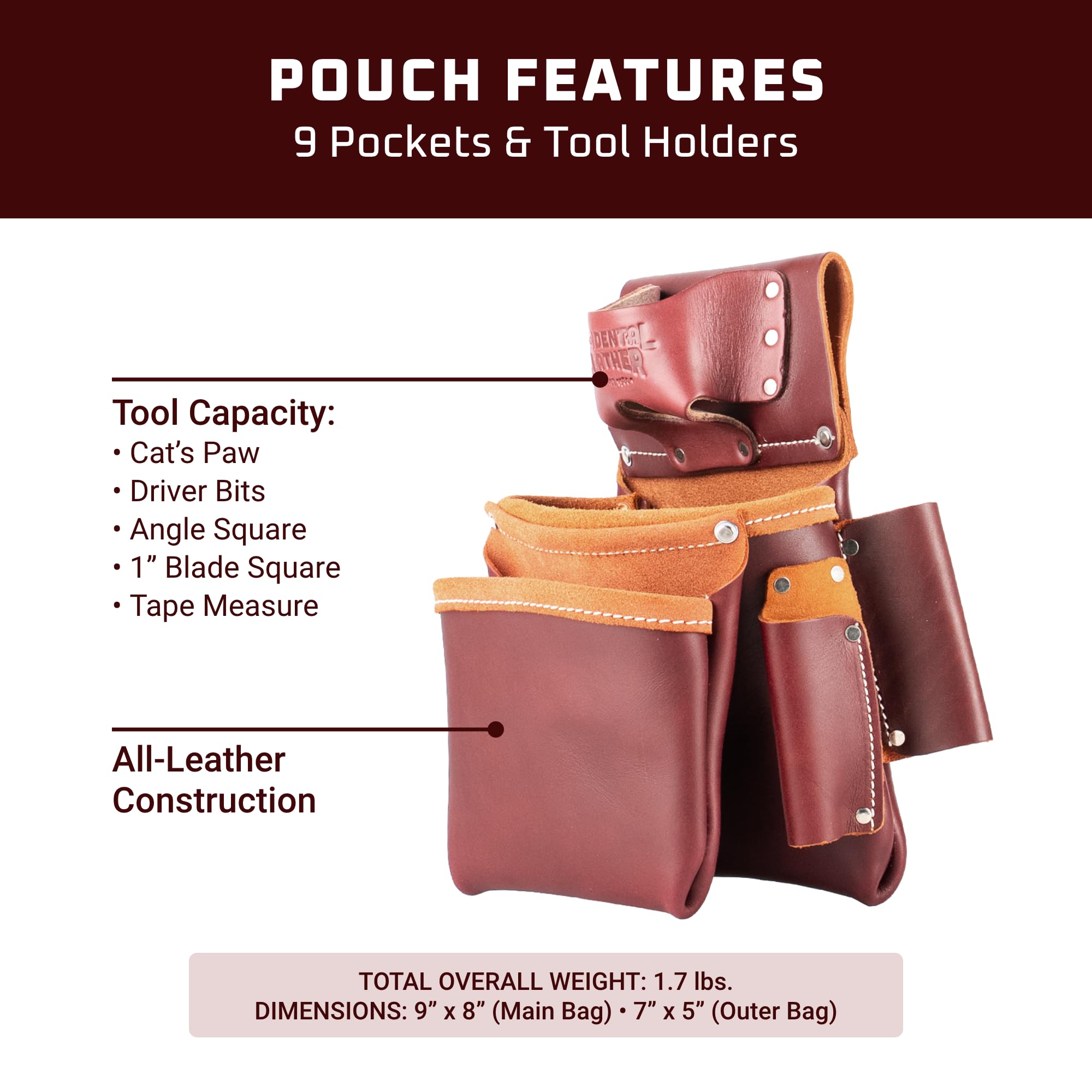 Foto 4 pulgar | Bolsa Para Herramientas Occidental Leather 2 Bolsas Pro Fastener - Venta Internacional.