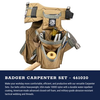 Foto 2 | Set De Carpintero Occidental Leather Badger Xxl Con 27 Bolsillos - Venta Internacional.