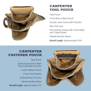 Foto 4 | Set De Carpintero Occidental Leather Badger Xxl Con 27 Bolsillos - Venta Internacional.