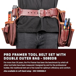Foto 2 | Set De Cinturones Para Herramientas Occidental Leather Pro Framer Con 22 Bolsillos - Venta Internacional.