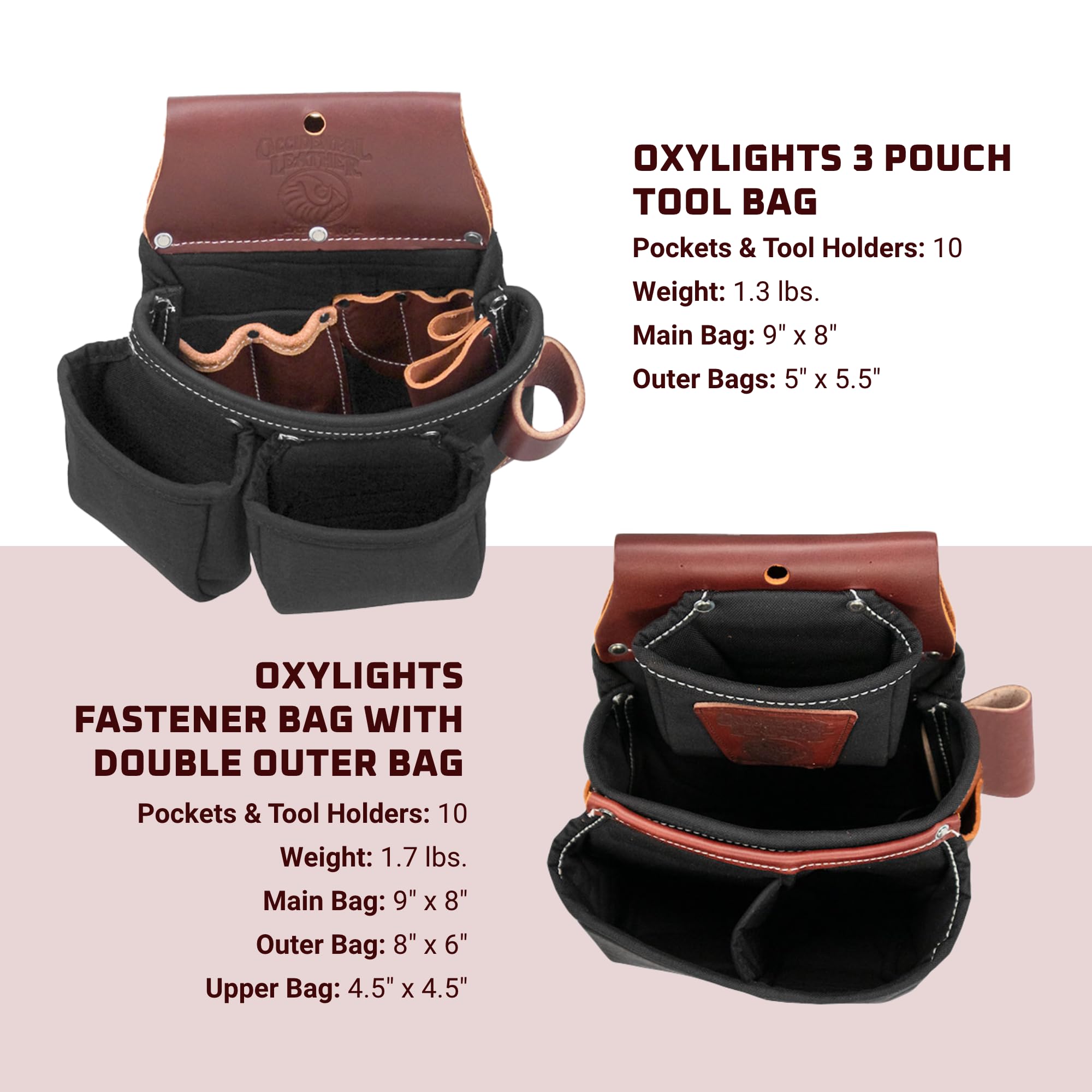 Foto 5 pulgar | Cinturón Para Herramientas Occidental Leather Oxylights Ultra Framer Medium - Venta Internacional.