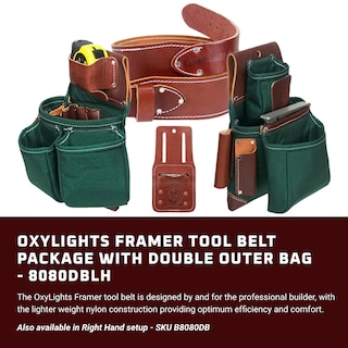 Foto 2 | Cinturón Para Herramientas Occidental Leather Oxylights Framer Xxl Green Usa - Venta Internacional.
