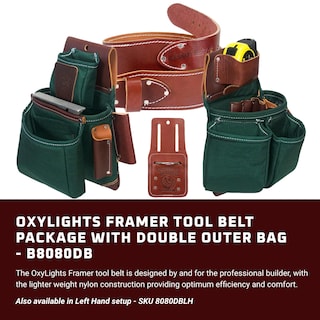 Foto 2 | Cinturón Para Herramientas Occidental Leather Oxylights Framer Xxl Green Usa - Venta Internacional.