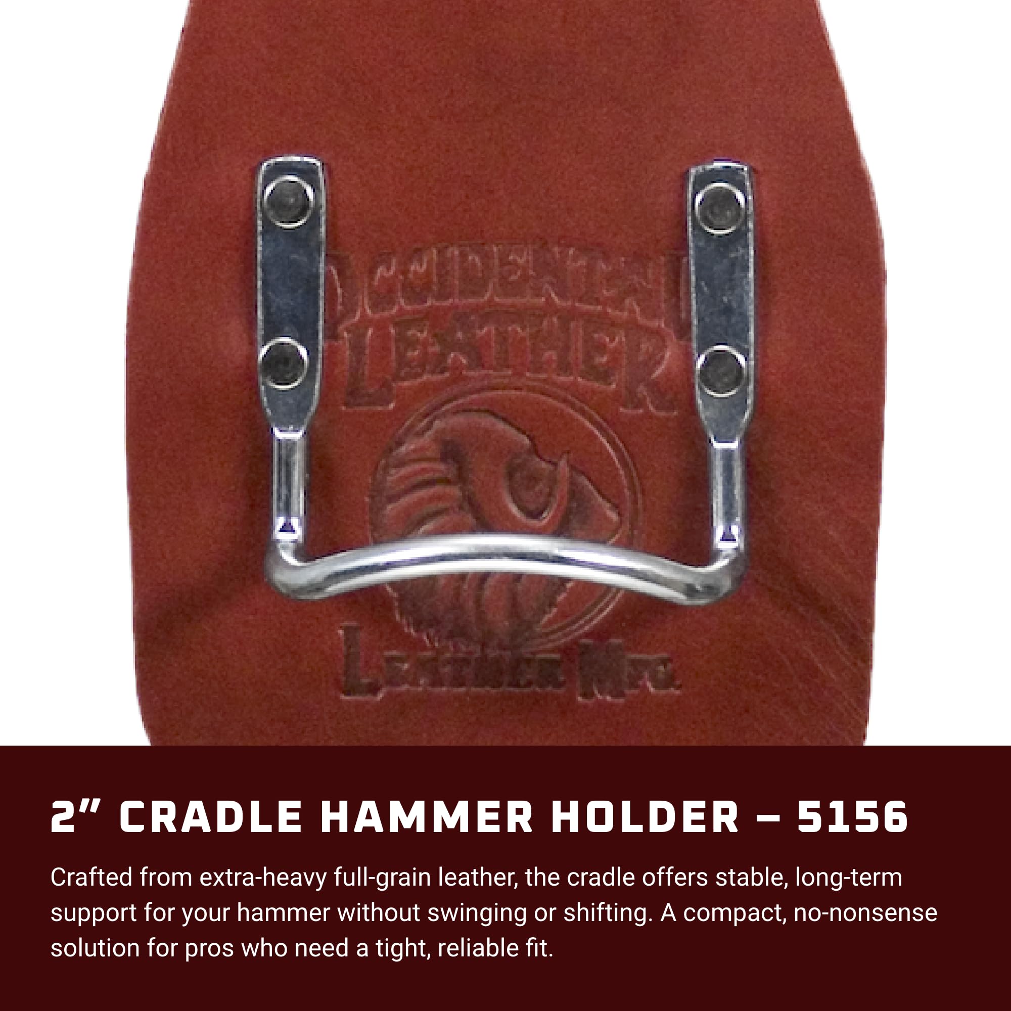 Foto 3 pulgar | Hammer Holder Occidental Leather Cradle De 2 Pulgadas Para Cinturón De Trabajo - Venta Internacional.