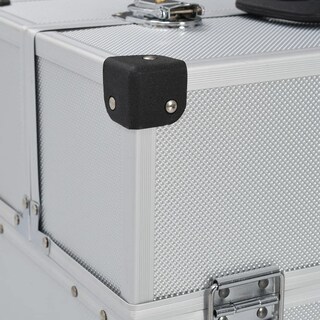 Foto 6 | Maletín Para Herramientas Vidaxl Organización De Accesorios De Hardware Color Plateado - Venta Internacional.