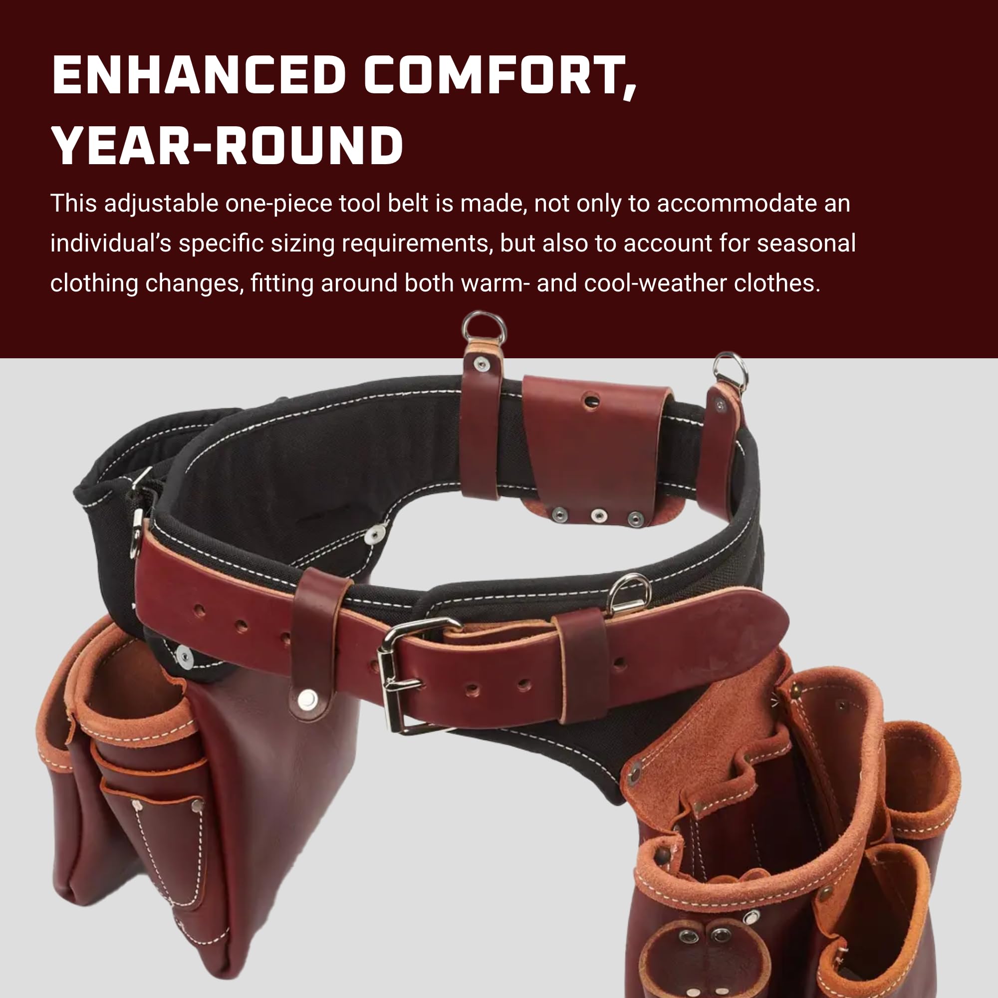 Foto 5 | Cinturón Para Herramientas Occidental Leather Adjust-to-fit Pro Framer  21 Bolsillos - Venta Internacional.