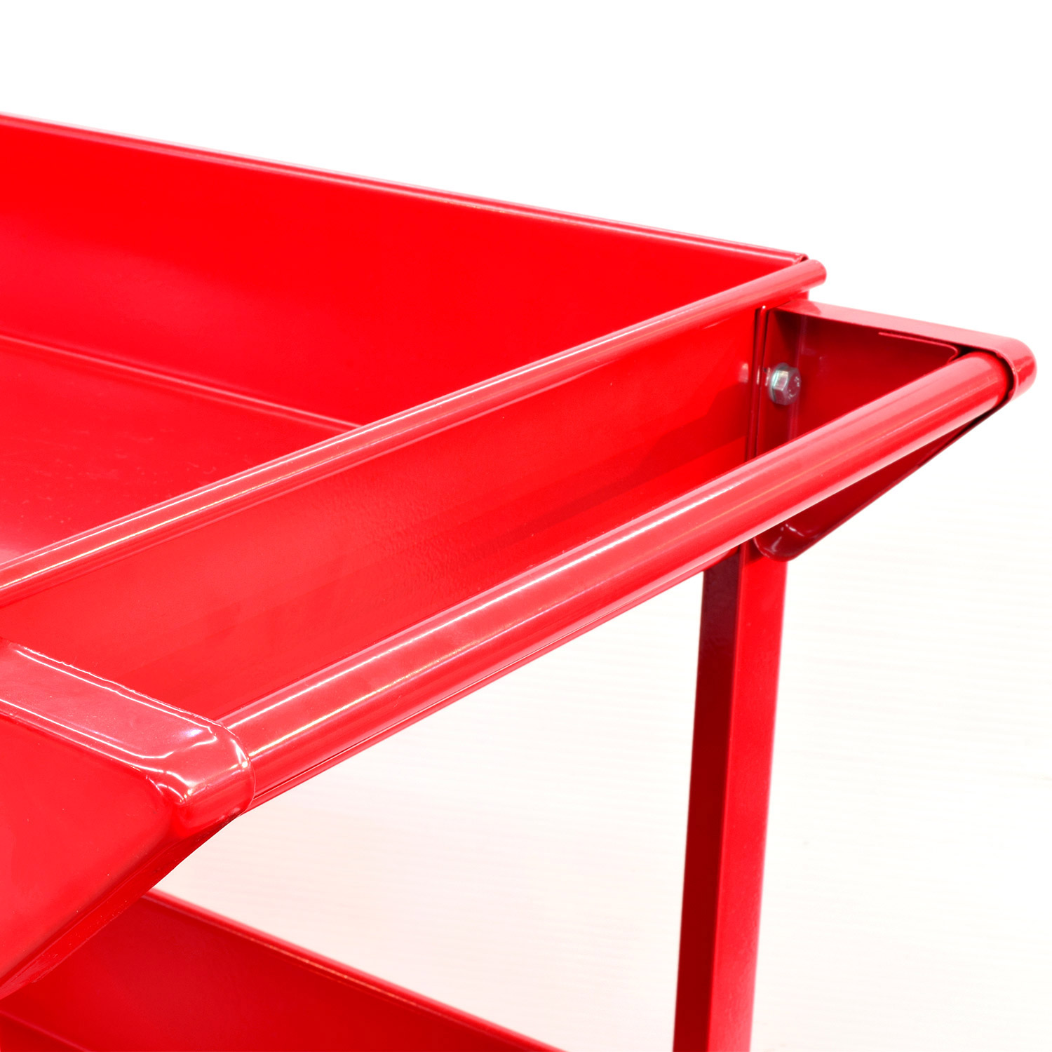 Foto 4 pulgar | Gabinete Móvil Utilitario con 3 Entrepaños - Knova color Rojo