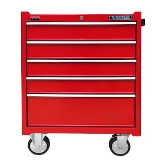 Foto 2 | Gabinete Móvil Metálico 5 Gavetas Knova color Rojo