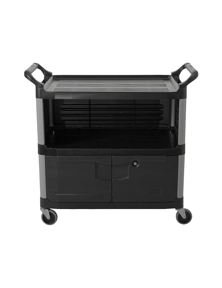 Carro para Equipo Rubbermaid FG409500BLA color Negro 136.1 kg