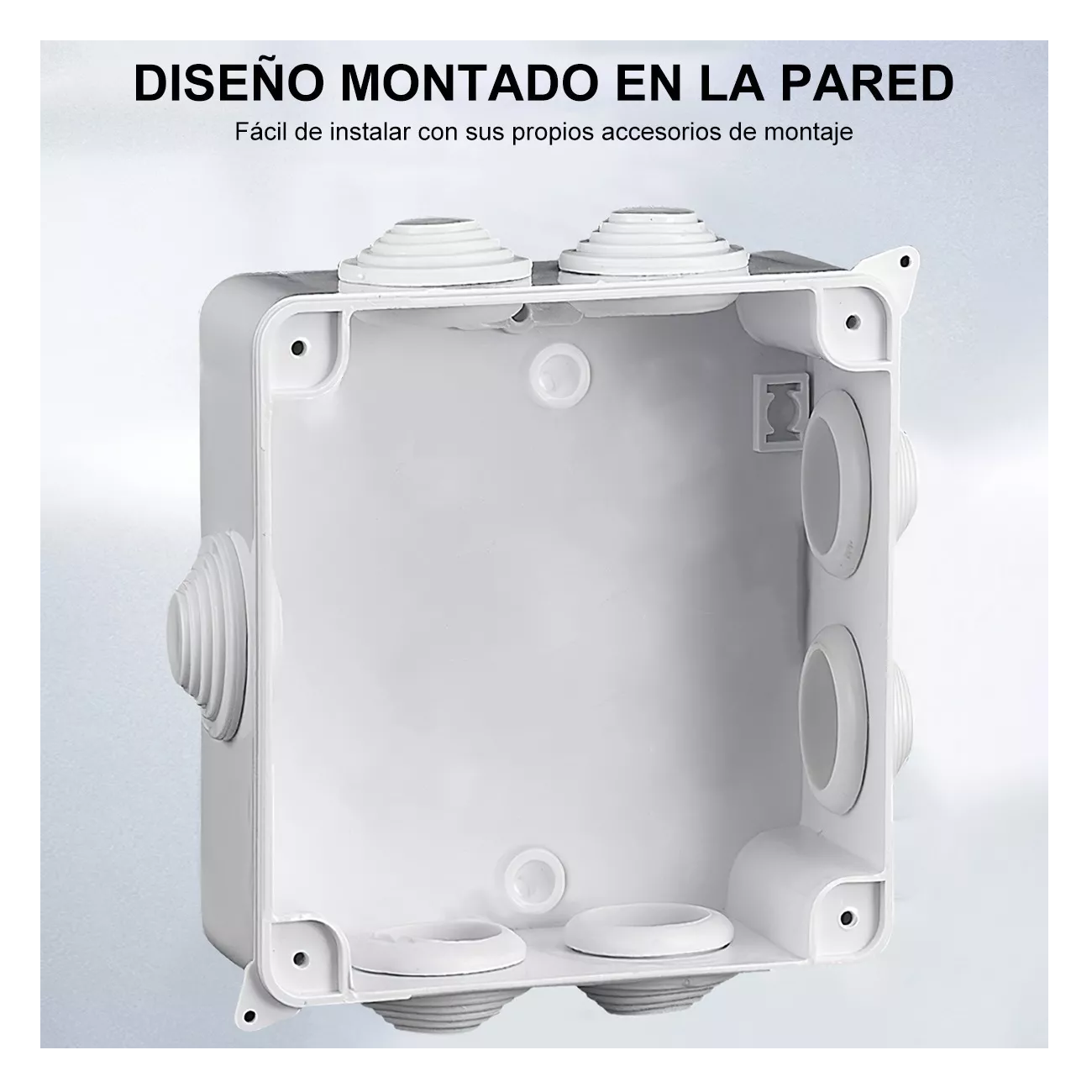 Foto 4 pulgar | Gabinete Estancas Ip55 para Exterior Belug Cctv 12 Piezas color Blanco