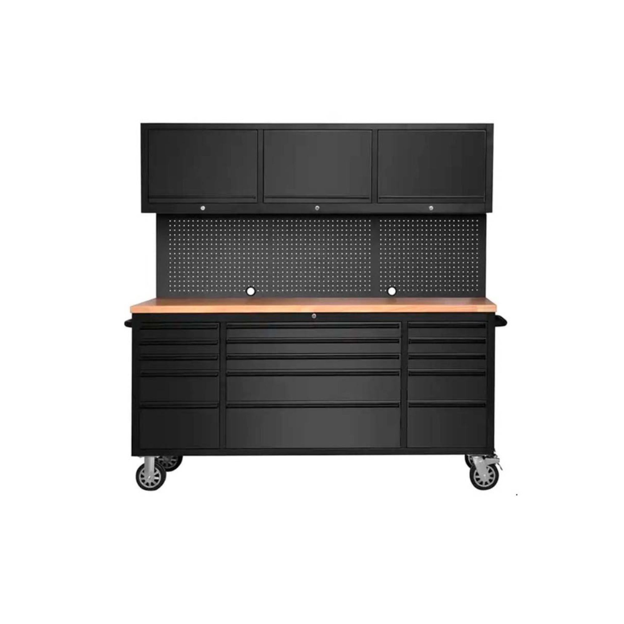 Foto 2 pulgar | Gabinete Profesional para Herramientas Thor Kitchen HTC7218PC Negro de Acero Inoxidable
