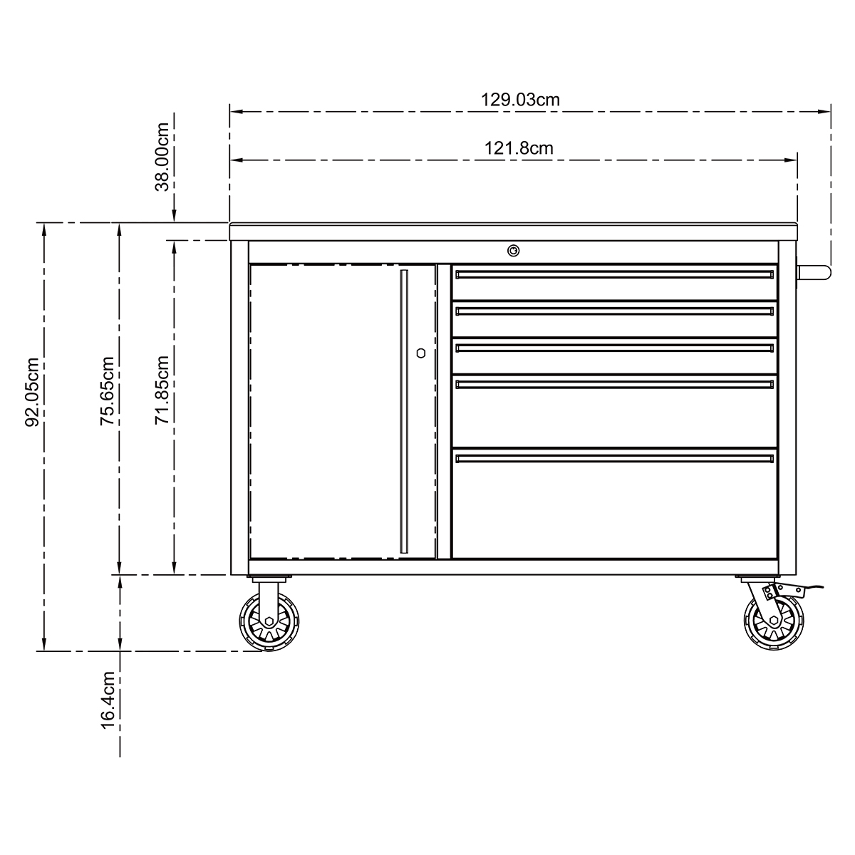 Foto 8 pulgar | Gabinete Profesional para Herramientas de Acero Inoxidable Thor Kitchen