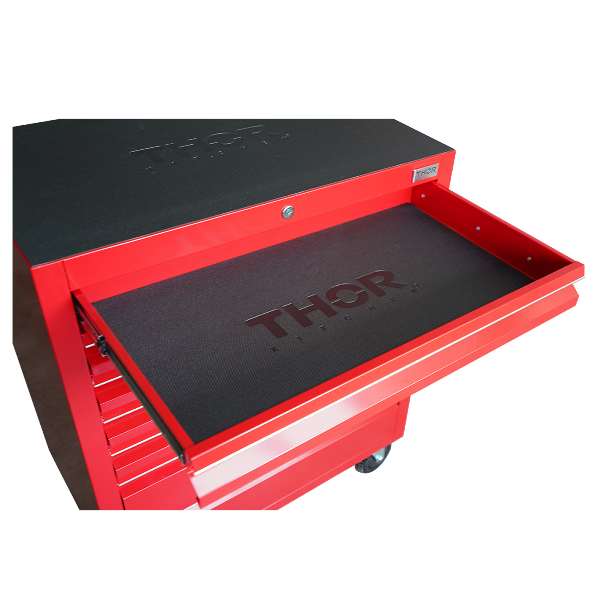 Foto 6 pulgar | Gabinete Profesional para Herramientas de Acero Inoxidable Thor Kitchen color Rojo