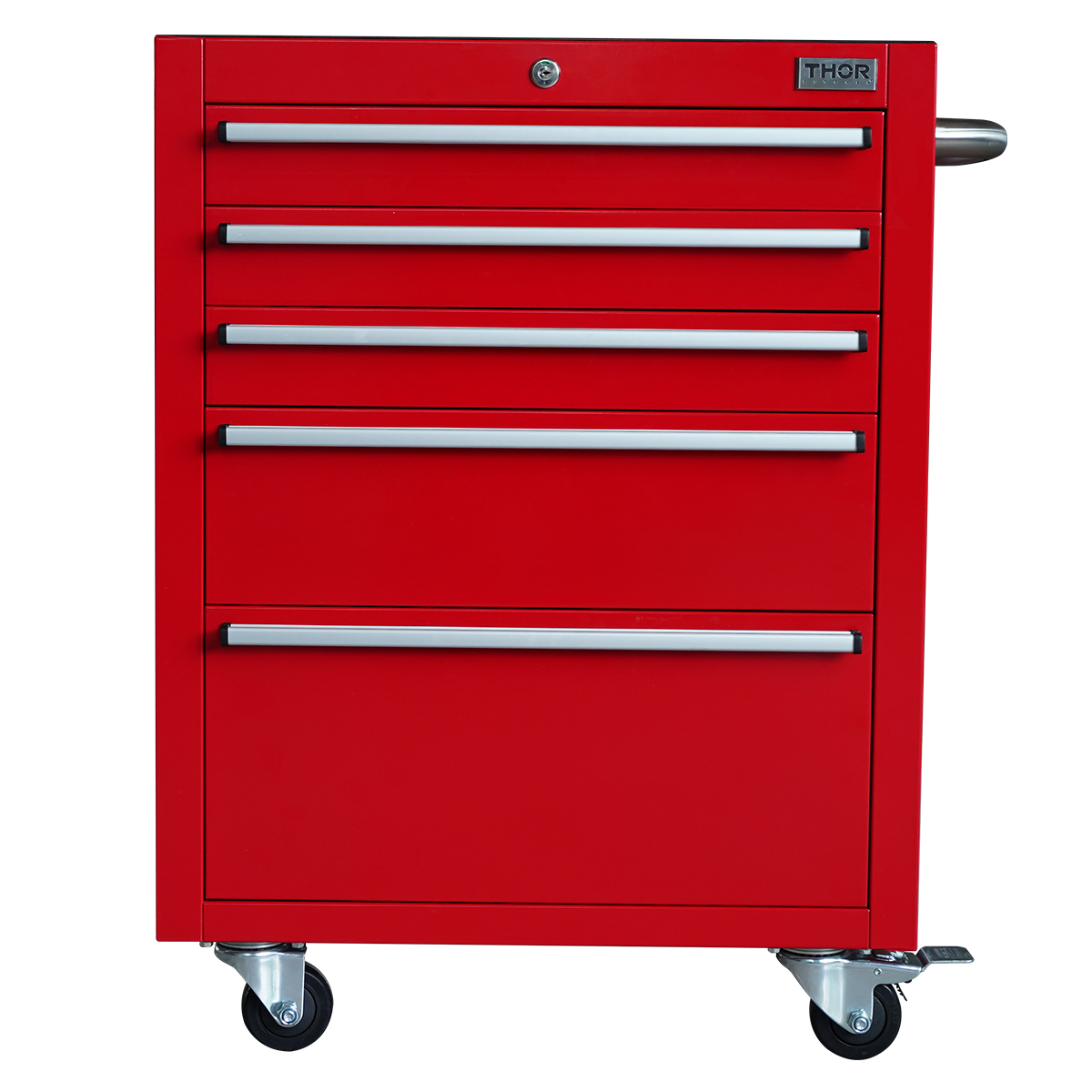 Gabinete Profesional para Herramientas de Acero Inoxidable Thor Kitchen Color Rojo