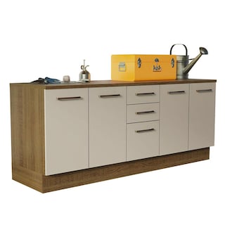 Foto 1 | Kit Gabinete Bajo Almacenamiento Garaje Madesa 200cm