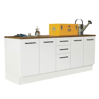 Foto 1 | Kit Gabinete Bajo Almacenamiento Garaje Madesa 200cm