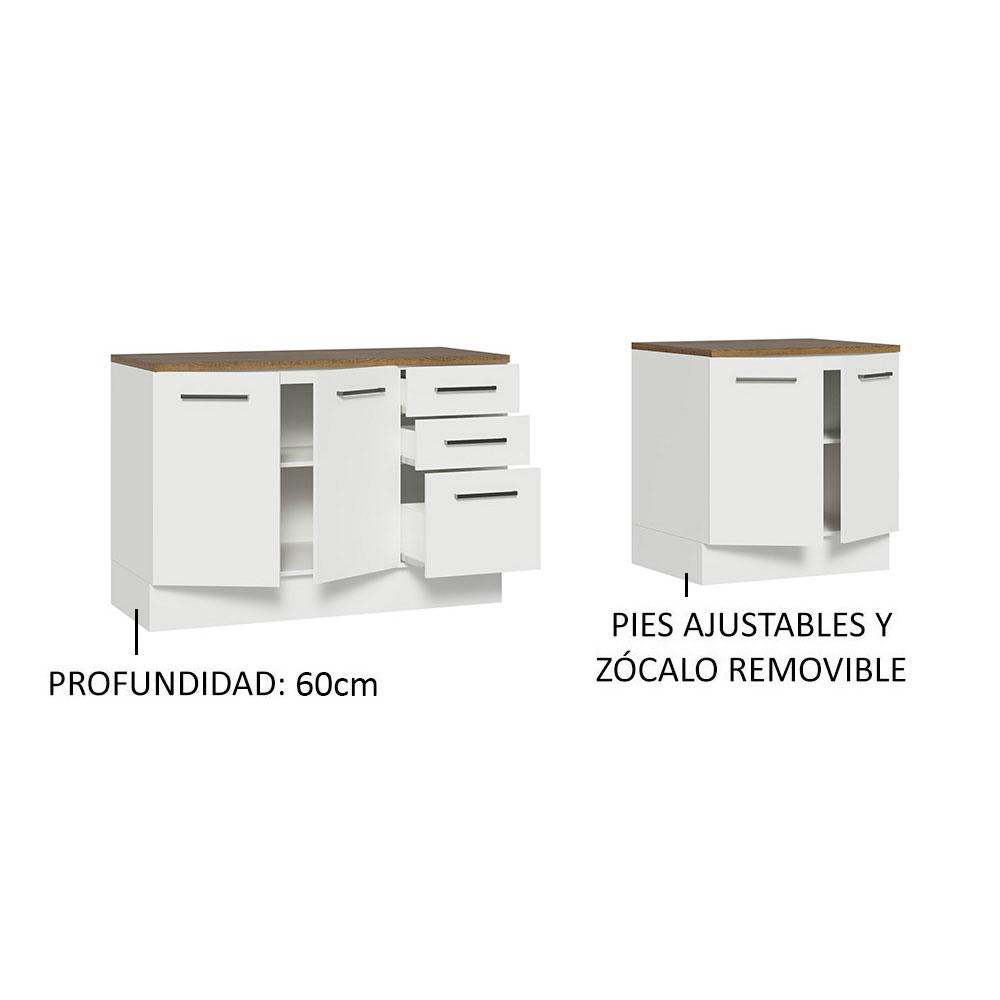 Foto 4 | Kit Gabinete Bajo Almacenamiento Garaje Madesa 200cm