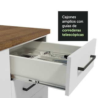 Foto 7 | Kit Gabinete Bajo Almacenamiento Garaje Madesa 200cm