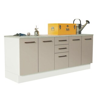 Foto 1 | Kit Gabinete Bajo Almacenamiento Garaje Madesa 200cm