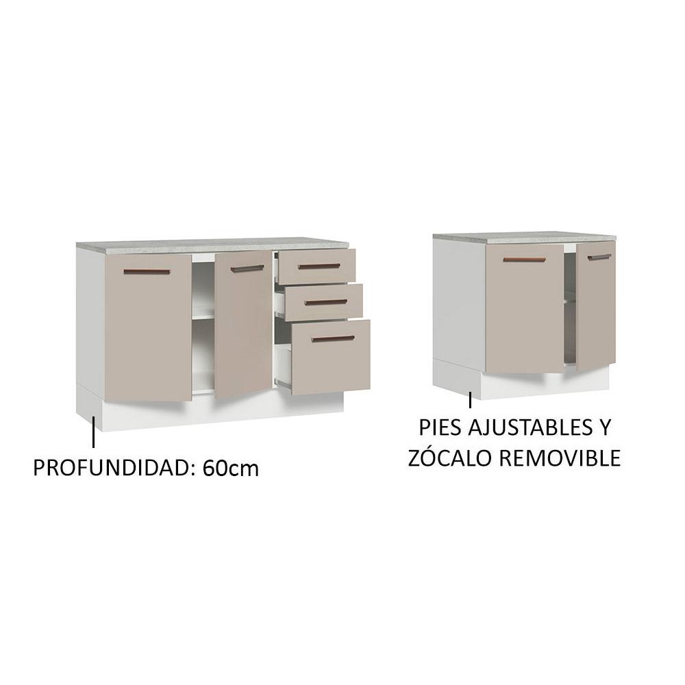 Foto 5 pulgar | Kit Gabinete Bajo Almacenamiento Garaje Madesa 200cm
