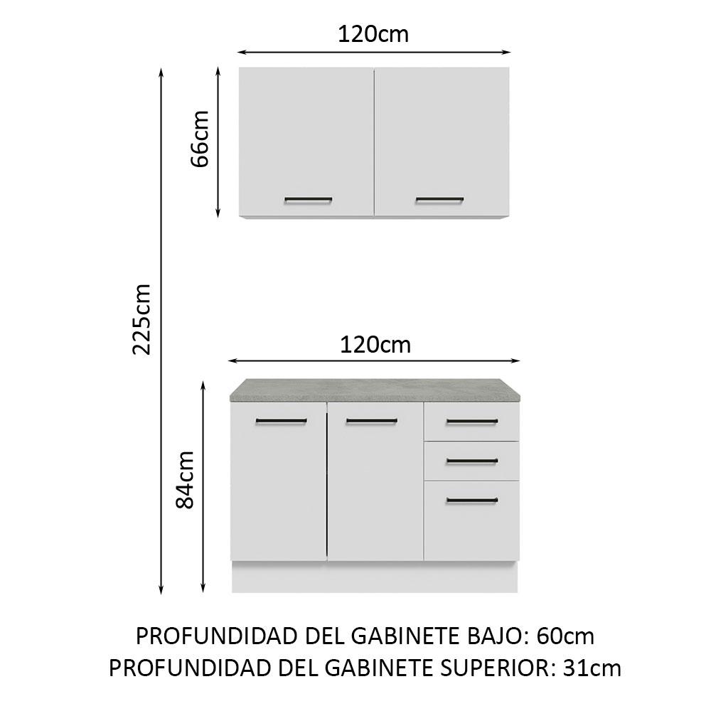 Foto 4 pulgar | Mueble Modular Integral Almacenamiento Garaje Madesa 120