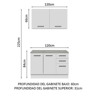 Foto 3 | Mueble Modular Integral Almacenamiento Garaje Madesa 120