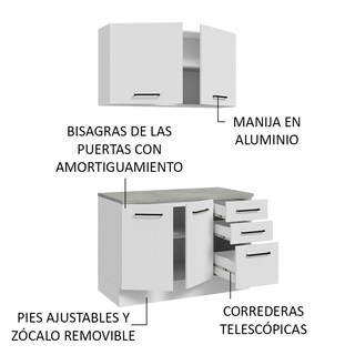 Foto 5 | Mueble Modular Integral Almacenamiento Garaje Madesa 120