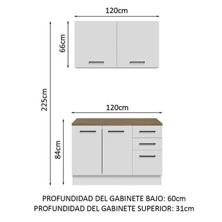 Foto 3 | Mueble Modular Integral Almacenamiento Garaje Madesa 120