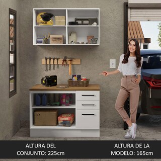 Foto 5 | Mueble Modular Integral Almacenamiento Garaje Madesa 120