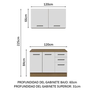 Foto 3 | Mueble Modular Integral Almacenamiento Garaje Madesa 120