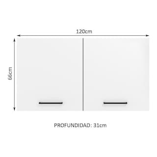 Foto 3 | Gabinete Superior Almacenamiento Garaje Madesa 120cm