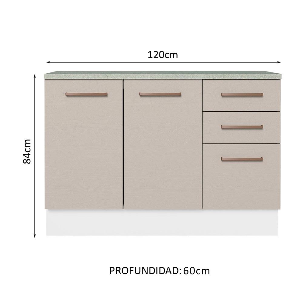 Foto 4 pulgar | Gabinete Bajo Almacenamiento Garaje Madesa Con Encimera