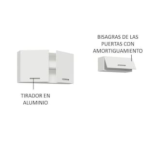 Foto 4 | Kit Gabinete Superior Almacenamiento Garaje Madesa 200cm