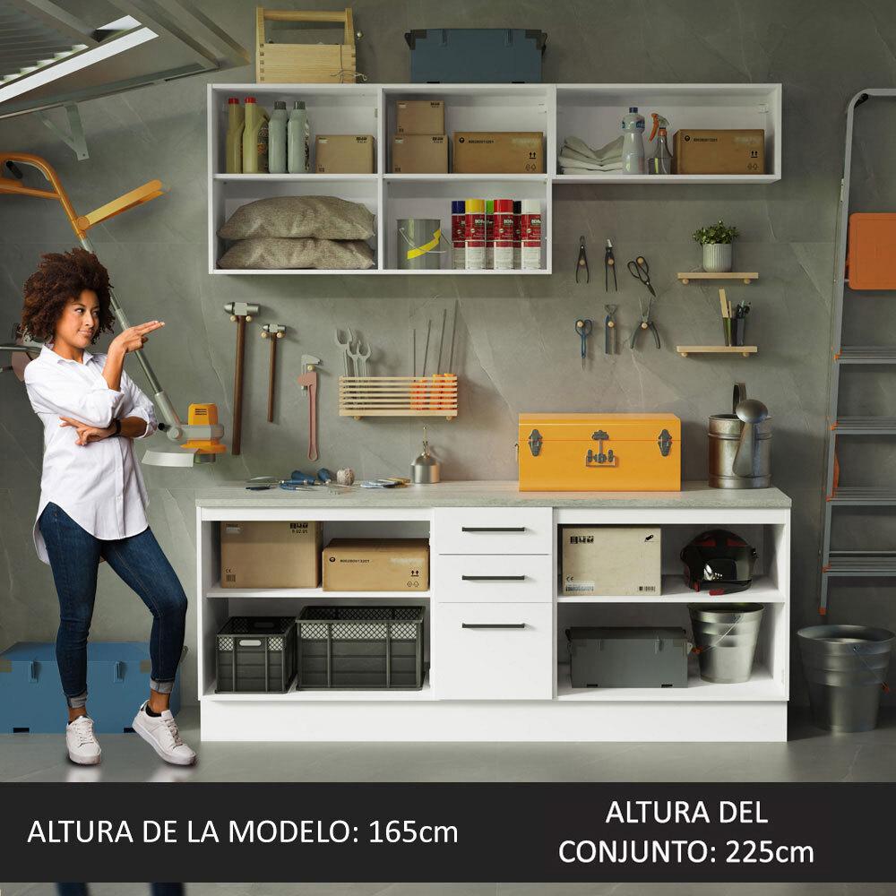 Foto 6 pulgar | Mueble Modular Integral Almacenamiento Garaje Madesa 200