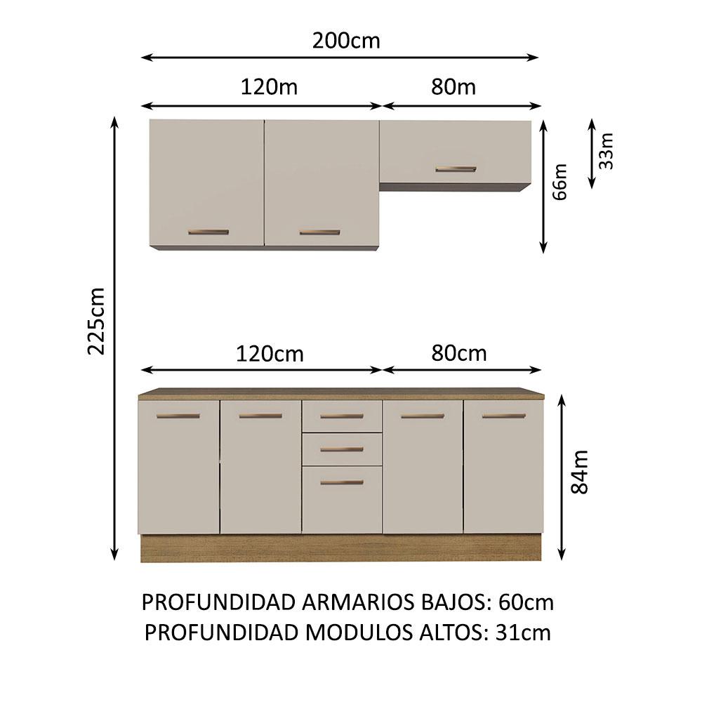 Foto 4 pulgar | Mueble Modular Integral Almacenamiento Garaje Madesa 200