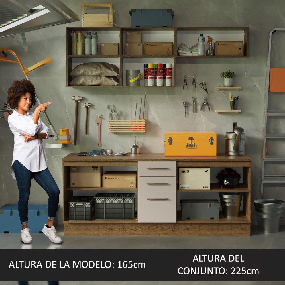 Foto 6 pulgar | Mueble Modular Integral Almacenamiento Garaje Madesa 200