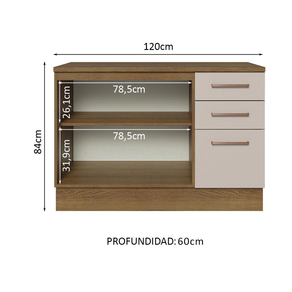 Foto 5 pulgar | Gabinete Bajo Almacenamiento Garaje Madesa Con Encimera