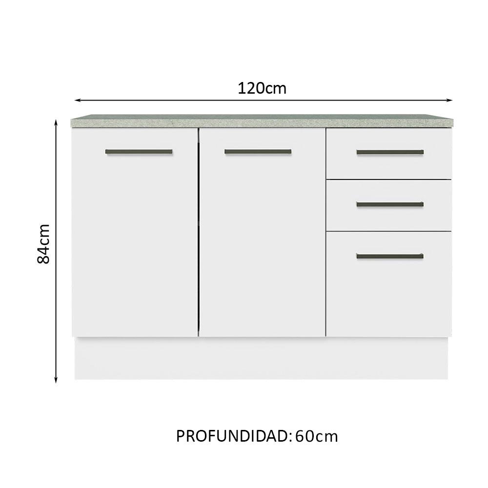 Foto 4 pulgar | Gabinete Bajo Almacenamiento Garaje Madesa Con Encimera